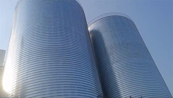 山阴2座混凝土高架卷板仓